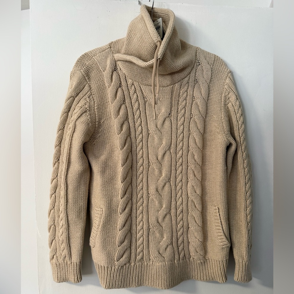 L.L. Bean | Women’s Cable Knit Sweater - Oatmeal | XL